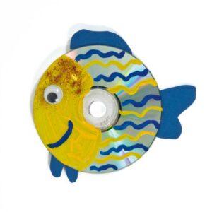 Bastelanleitung CD-Fische