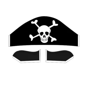 Bastelanleitung Piratenhut