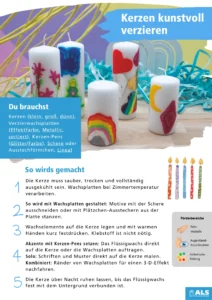 Kerzen kunstvoll verzieren