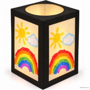 Laterne Regenbogen 1
